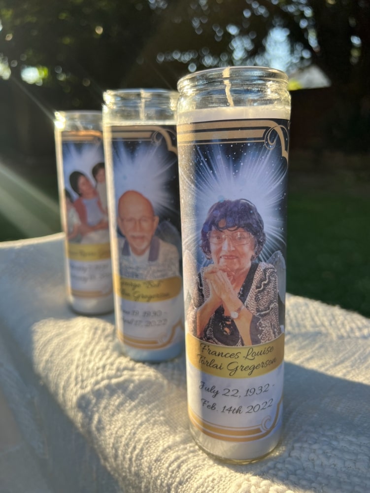 custom memorial candles